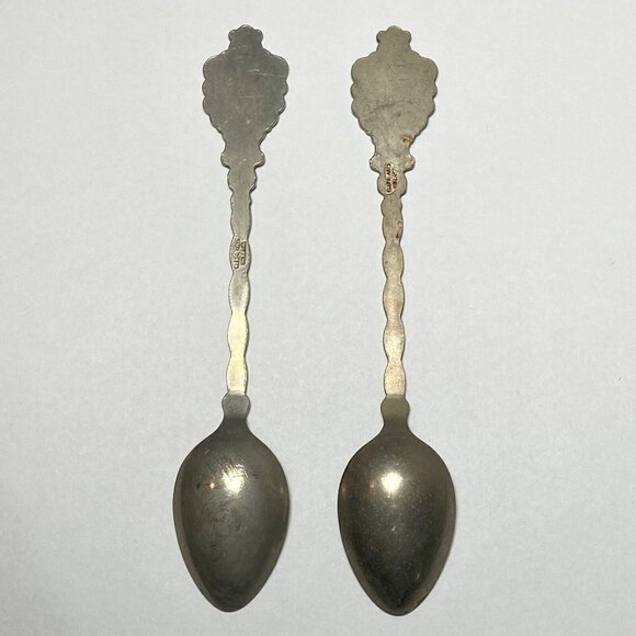 Florida Palm Tree ST Augustine, FLA Lady on Beach 4 3/4” Souvenir Spoons Klepa - Picture 5 of 10